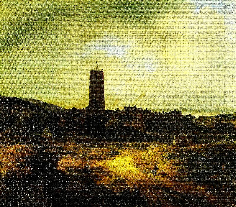 Jacob van Ruisdael utsikt over egmont oil painting picture